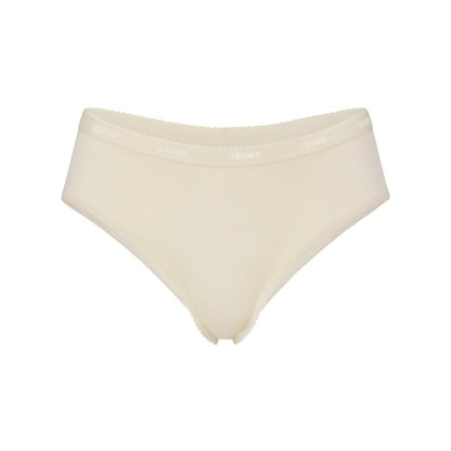 LIGHTWEIGHT COTTON LOGO PICOT HIPSTER - BUTTER TONAL