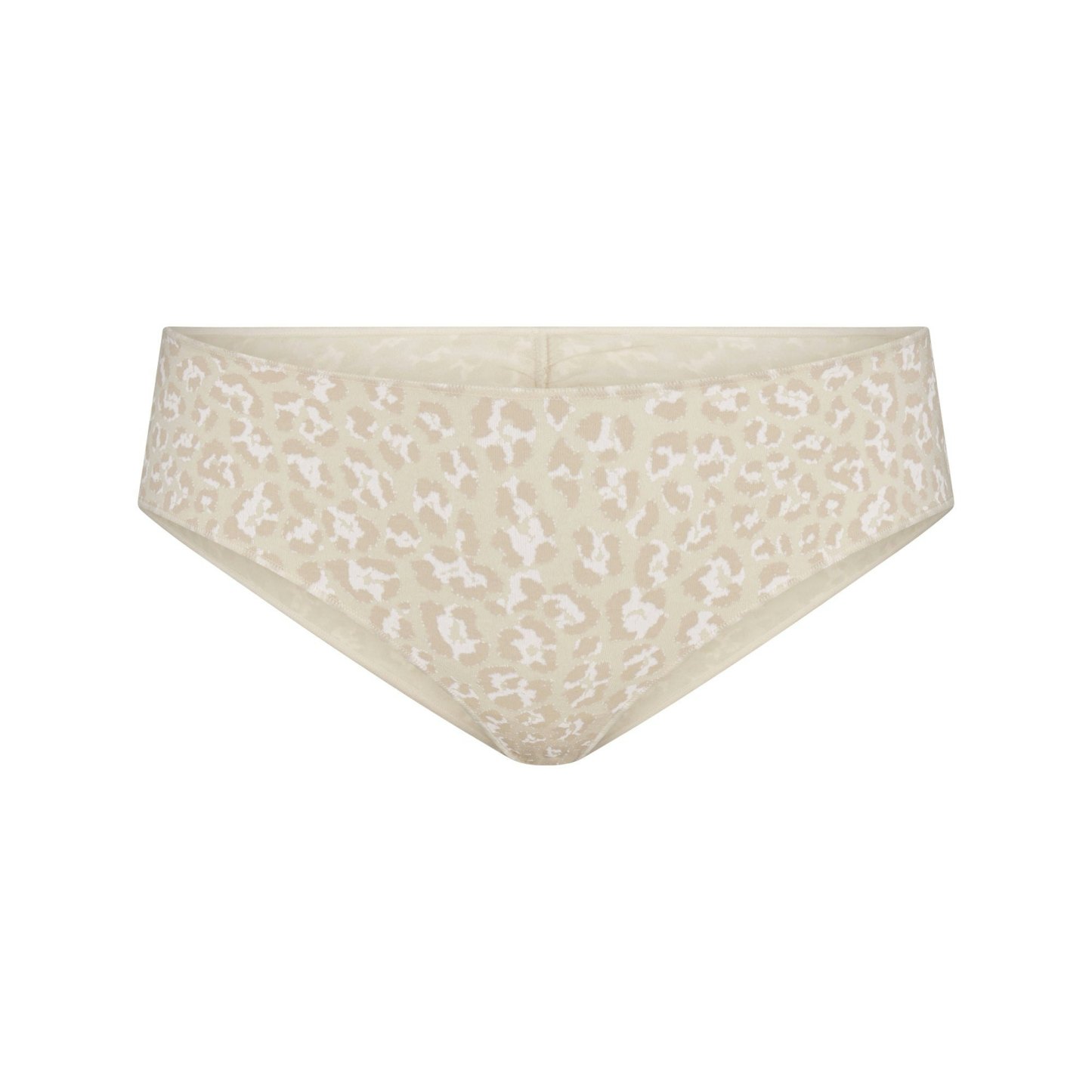 LIGHTWEIGHT COTTON RUCHED BACK HIPSTER - DELTA LEOPARD