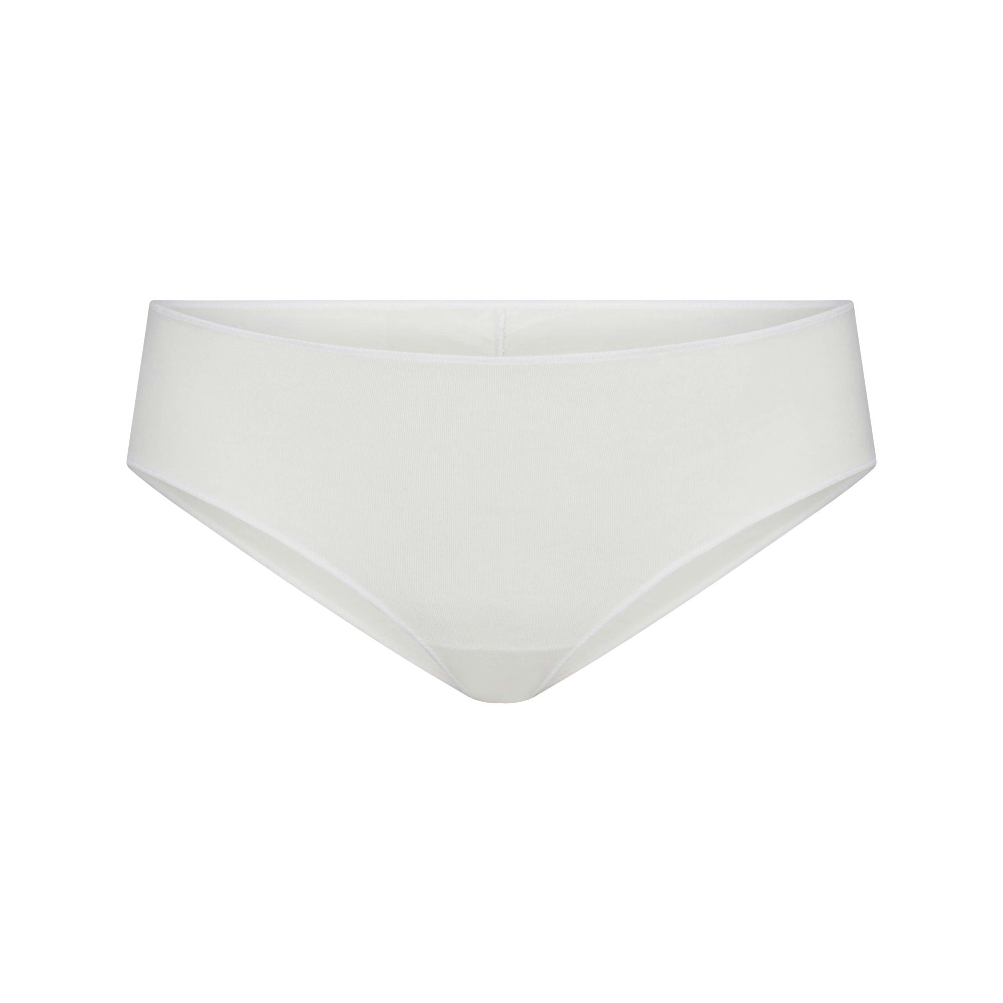 LIGHTWEIGHT COTTON RUCHED BACK HIPSTER - MARBLE TONAL