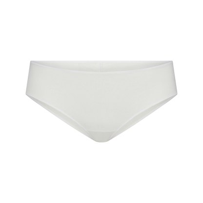 LIGHTWEIGHT COTTON RUCHED BACK HIPSTER - MARBLE TONAL