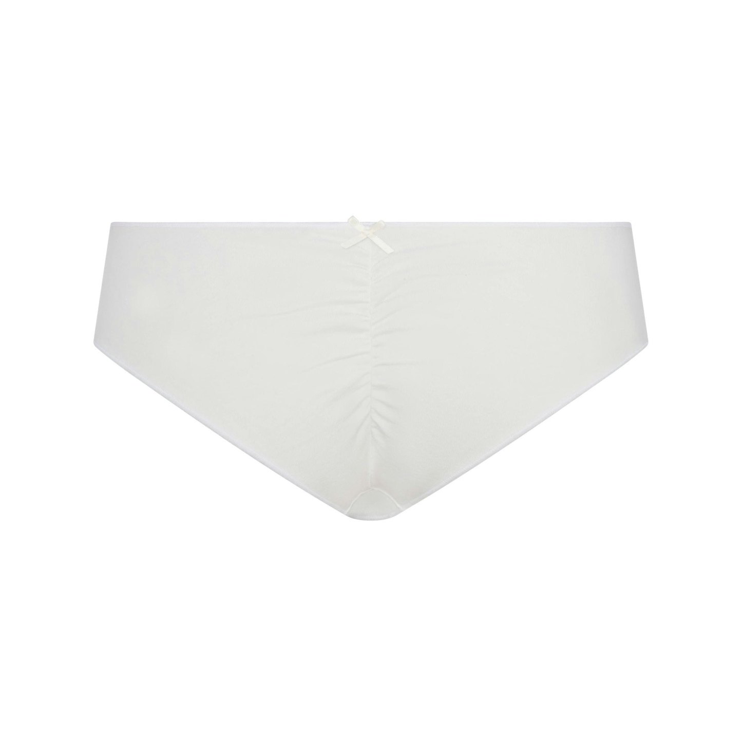 LIGHTWEIGHT COTTON RUCHED BACK HIPSTER - MARBLE TONAL
