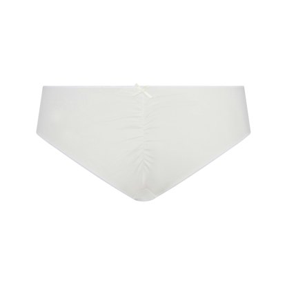 LIGHTWEIGHT COTTON RUCHED BACK HIPSTER - MARBLE TONAL
