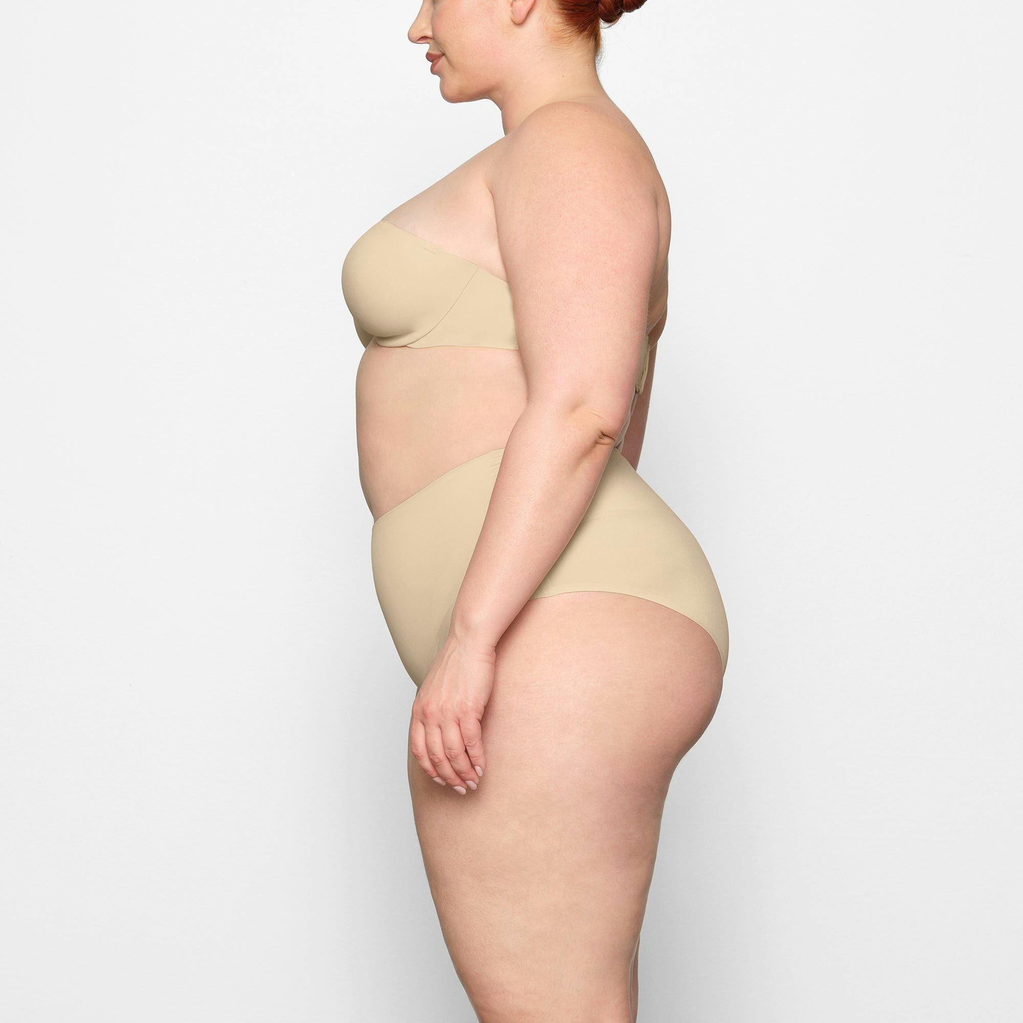 SMOOTHING INTIMATES HIGH-WAISTED BRIEF - SAND