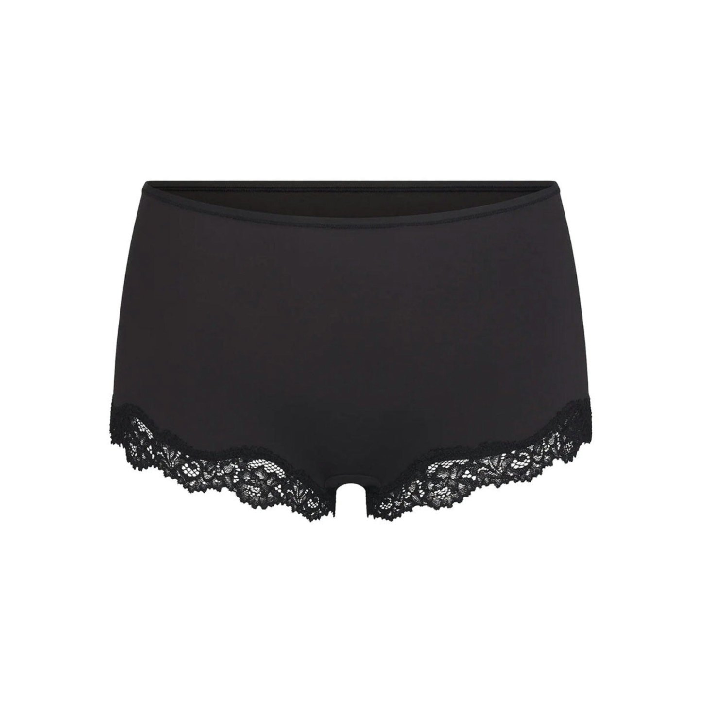 FITS EVERYBODY LACE BOY SHORT - ONYX