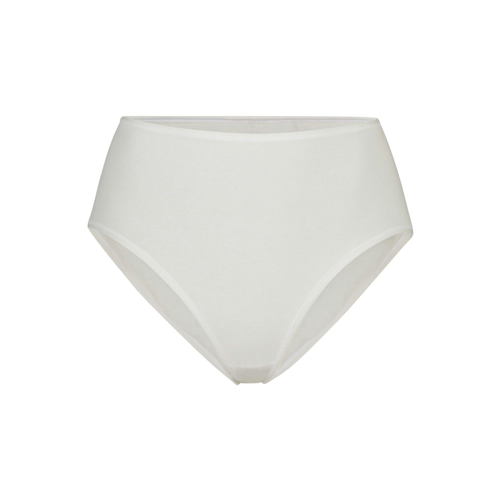 COTTON JERSEY FULL BRIEF - BONE