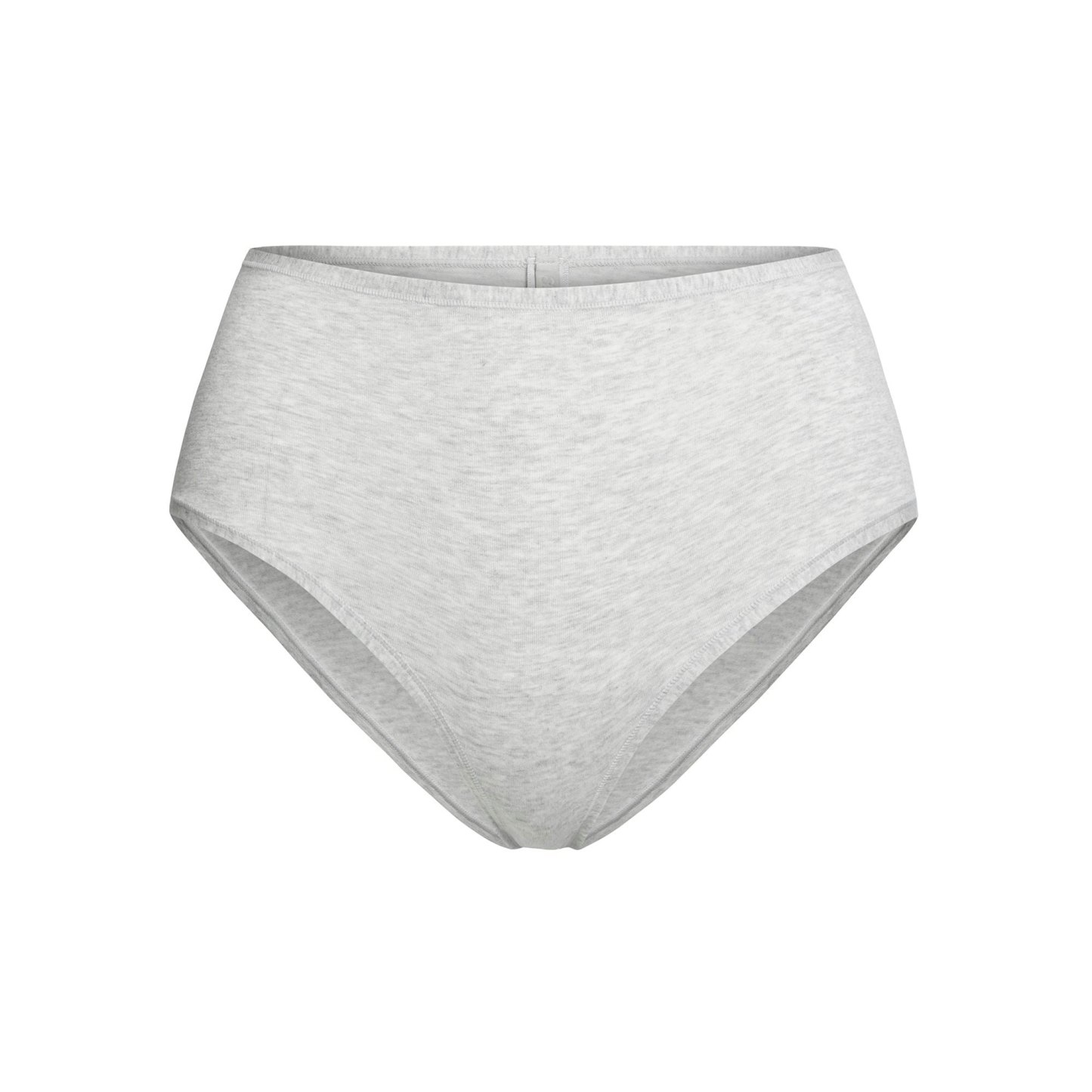COTTON JERSEY FULL BRIEF - LIGHT HEATHER GREY