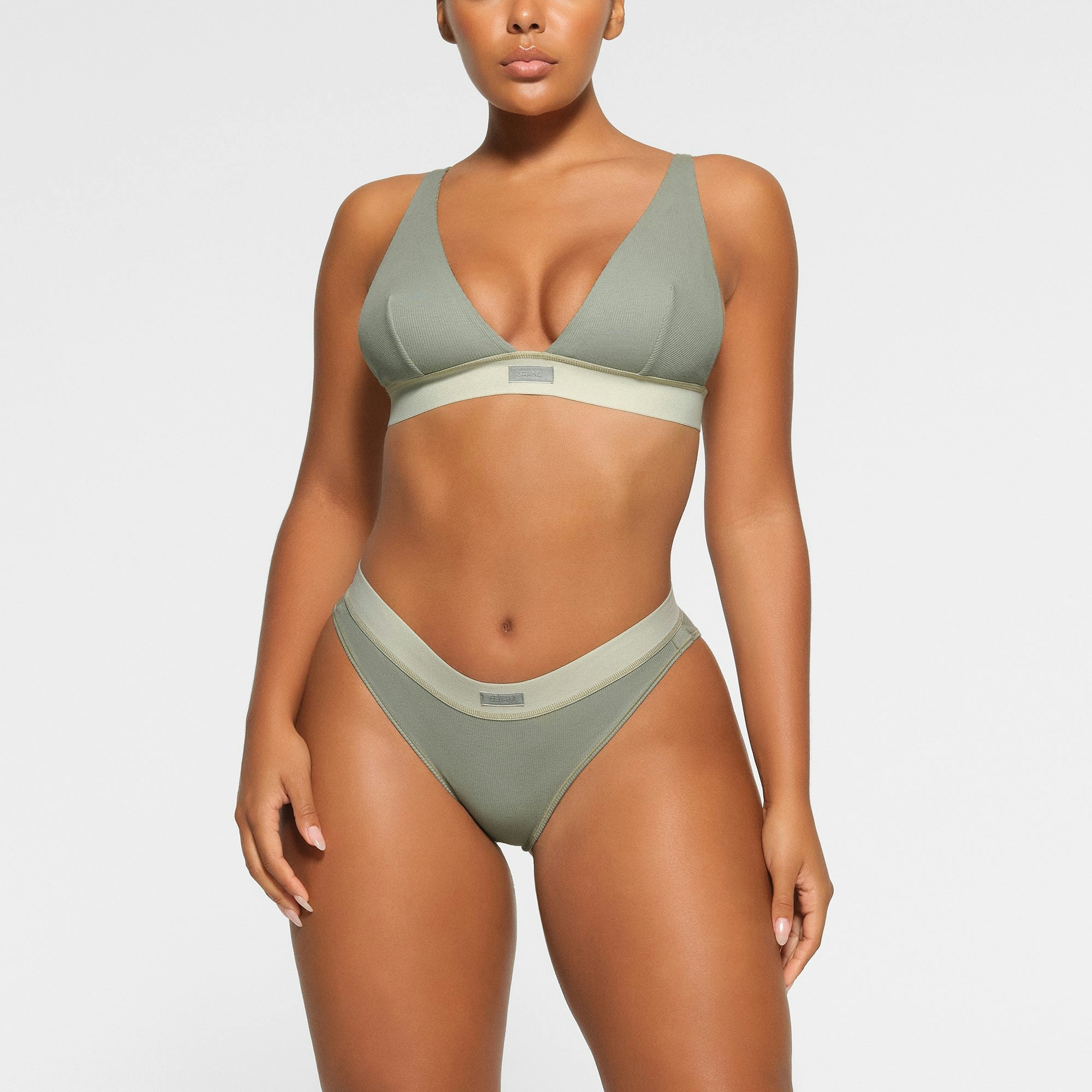 COTTON RIB BRIEF - MINERAL