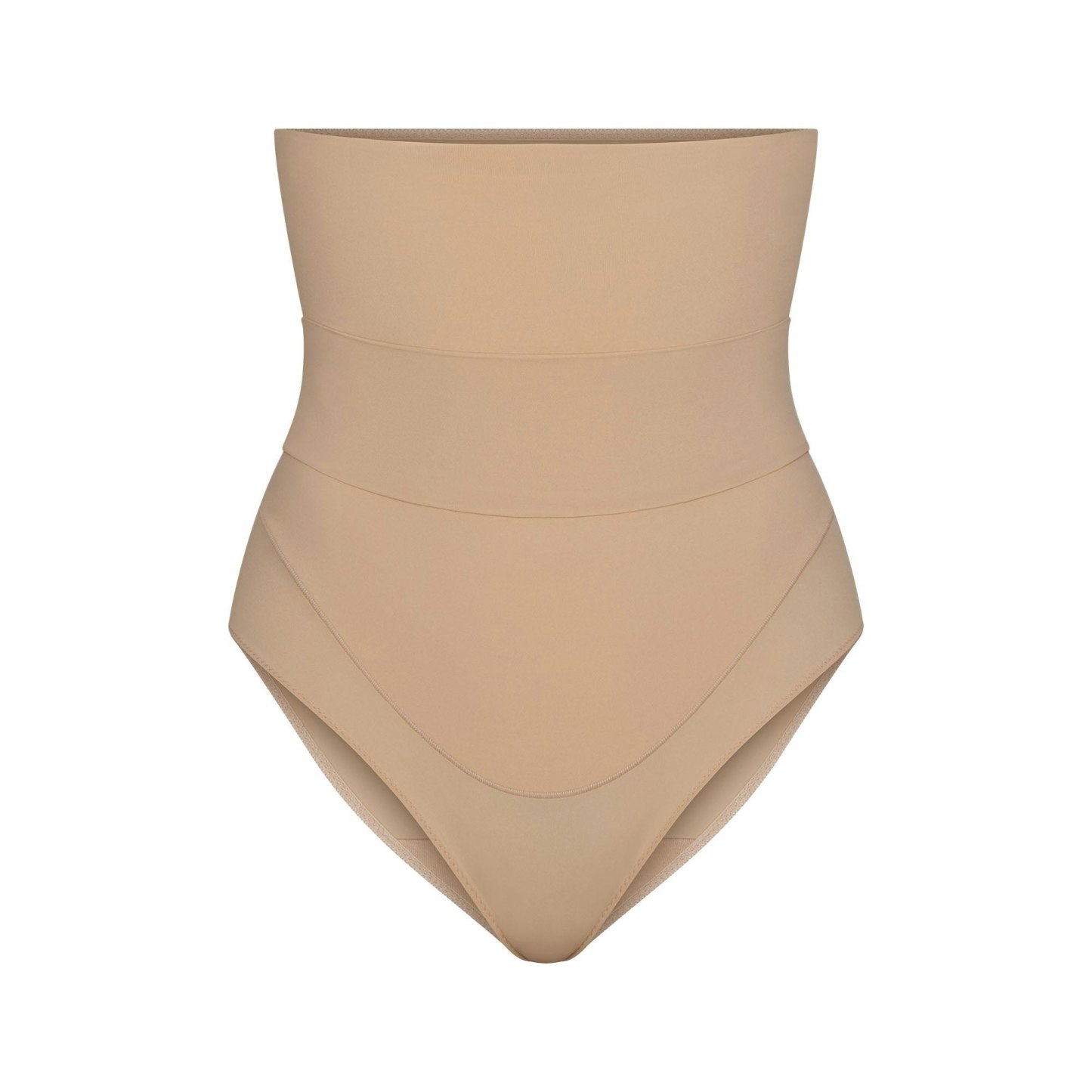 FITS EVERYBODY MATERNITY BANDED HIGH-WAISTED BRIEF - CLAY