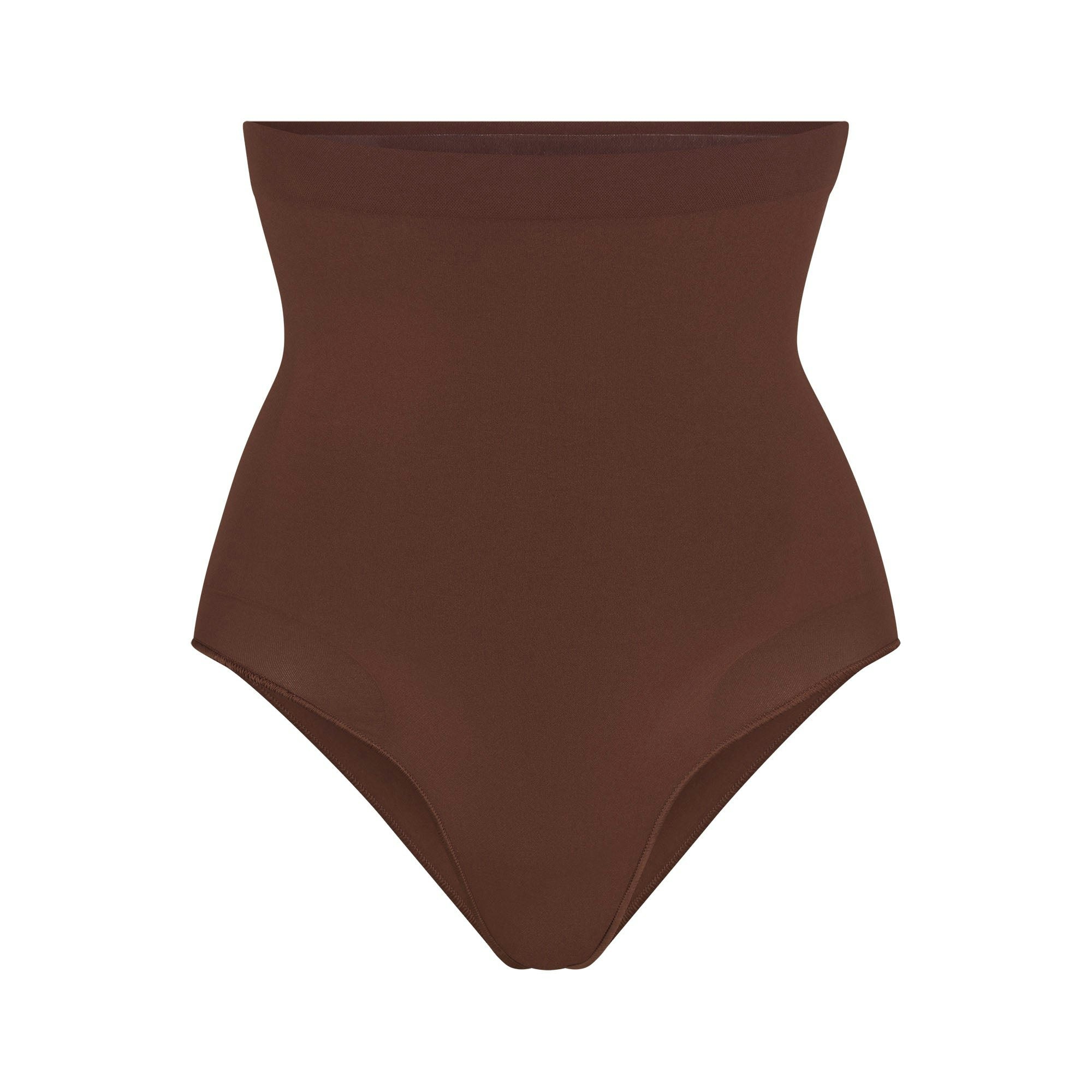 SEAMLESS SCULPT HIGH-WAISTED BRIEF - COCOA
