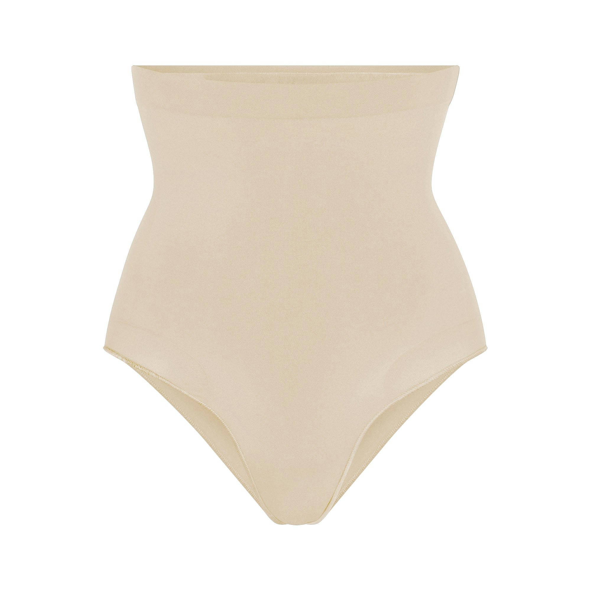 SEAMLESS SCULPT HIGH-WAISTED BRIEF - SAND