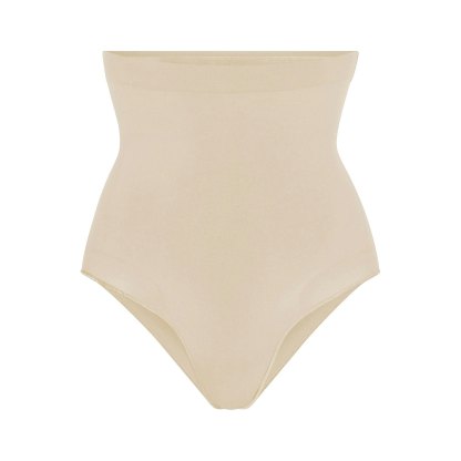 SEAMLESS SCULPT HIGH-WAISTED BRIEF - SAND