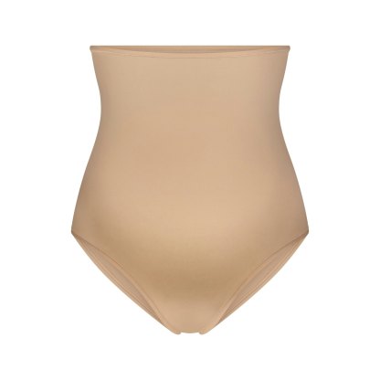 FITS EVERYBODY MATERNITY HIGH-WAISTED BRIEF - CLAY