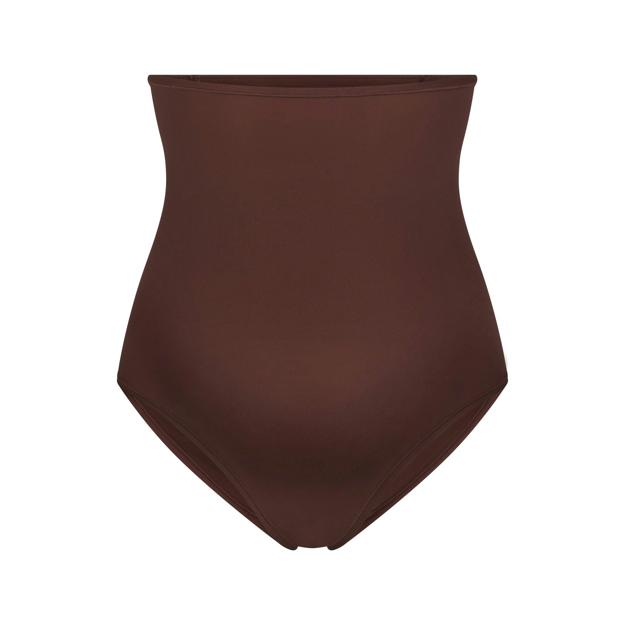 FITS EVERYBODY MATERNITY HIGH-WAISTED BRIEF - COCOA