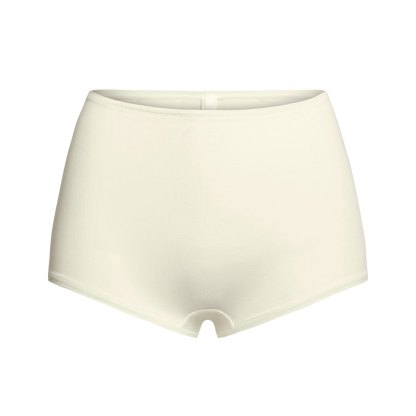 COTTON JERSEY BOY SHORT - BONE