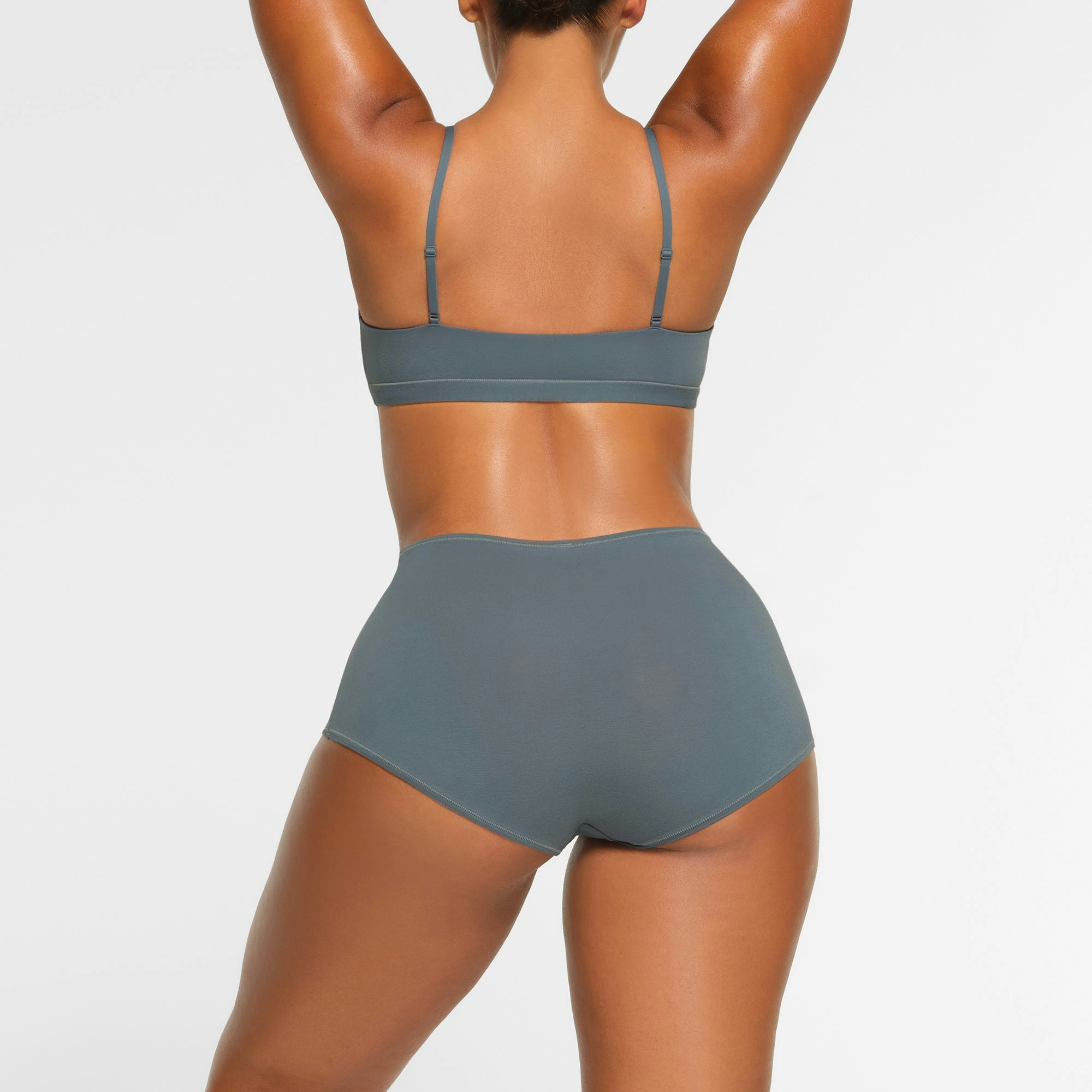 COTTON JERSEY BOY SHORT - KYANITE