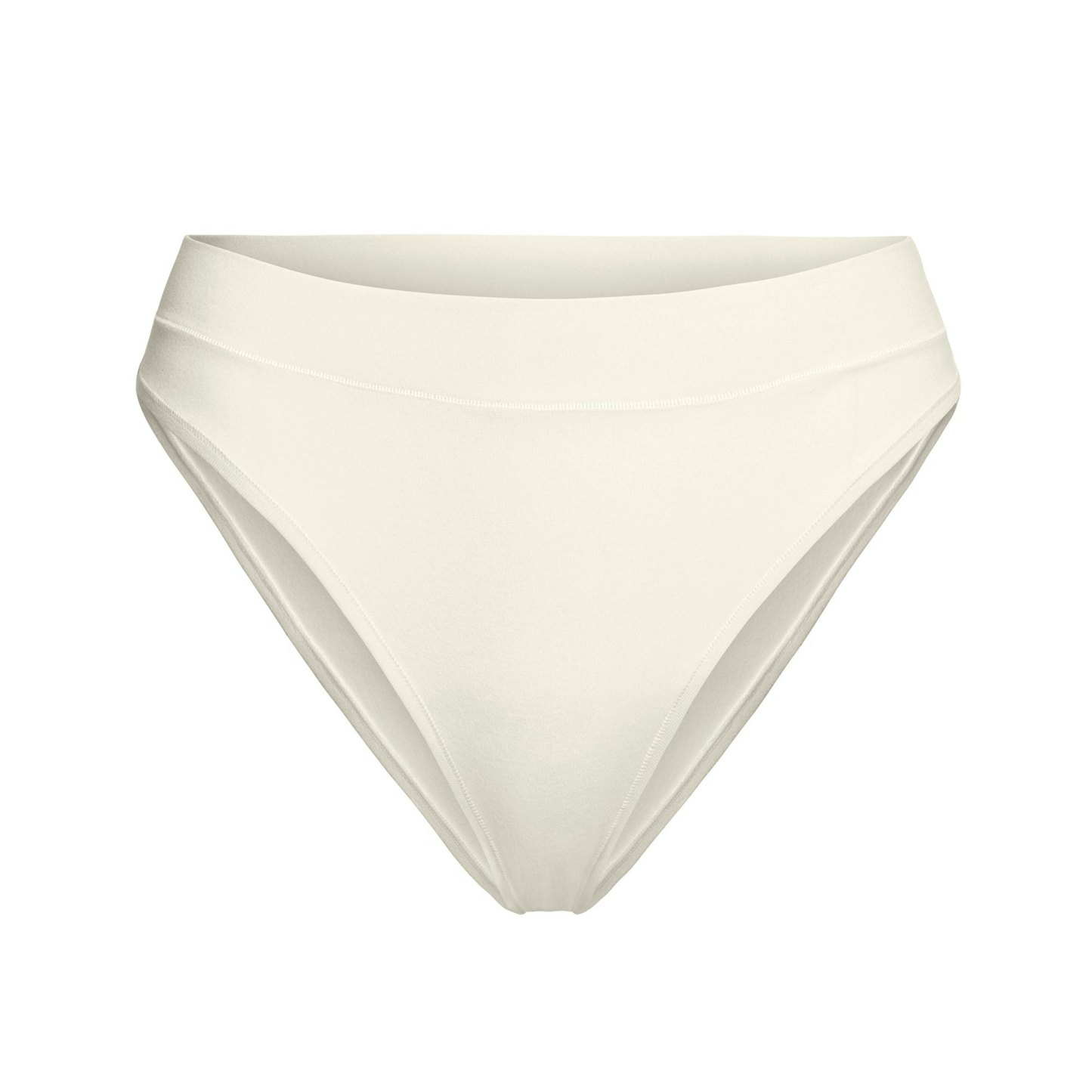 COTTON JERSEY CHEEKY TANGA - BONE
