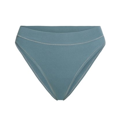 COTTON JERSEY CHEEKY TANGA - KYANITE