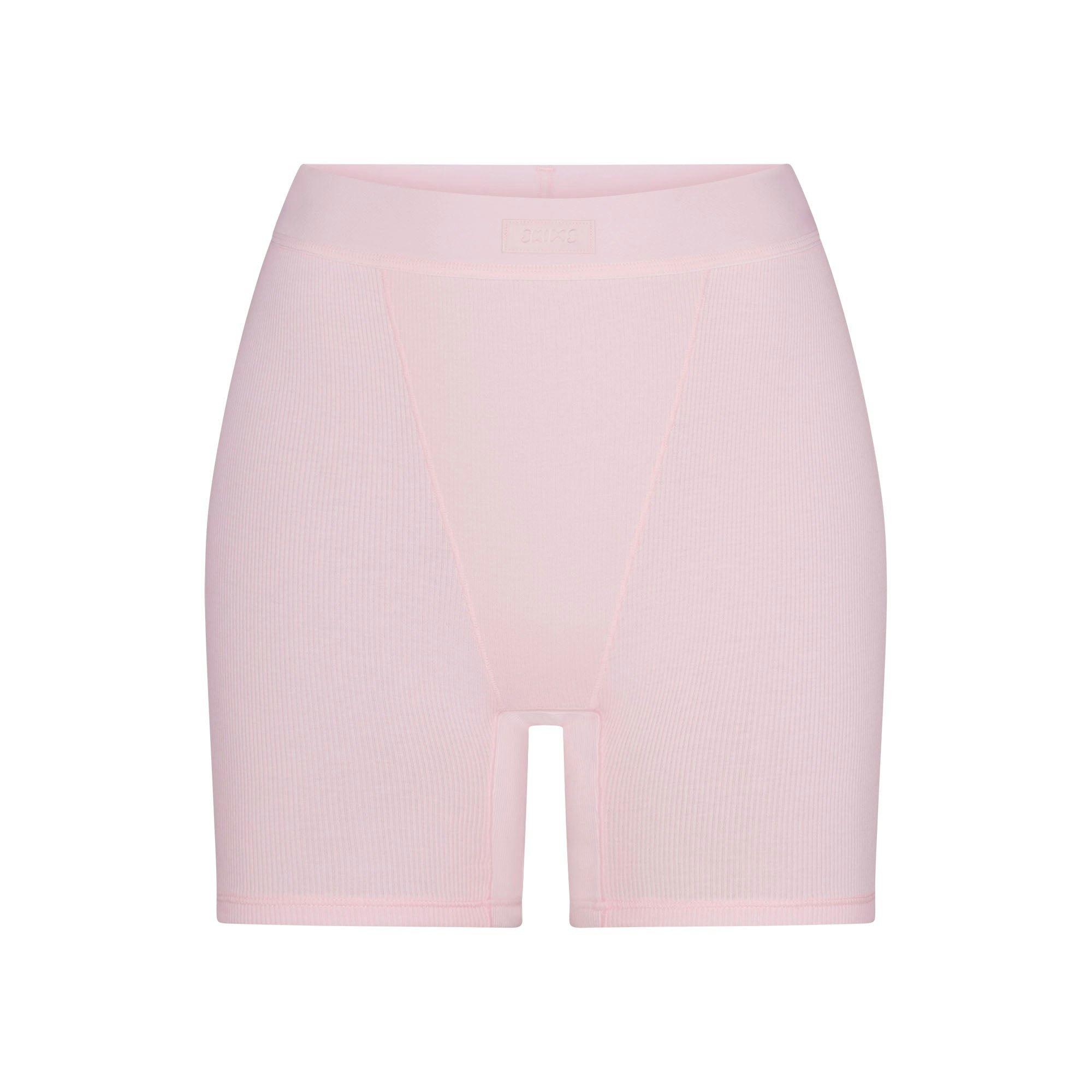 COTTON RIB BOXER - CHERRY BLOSSOM