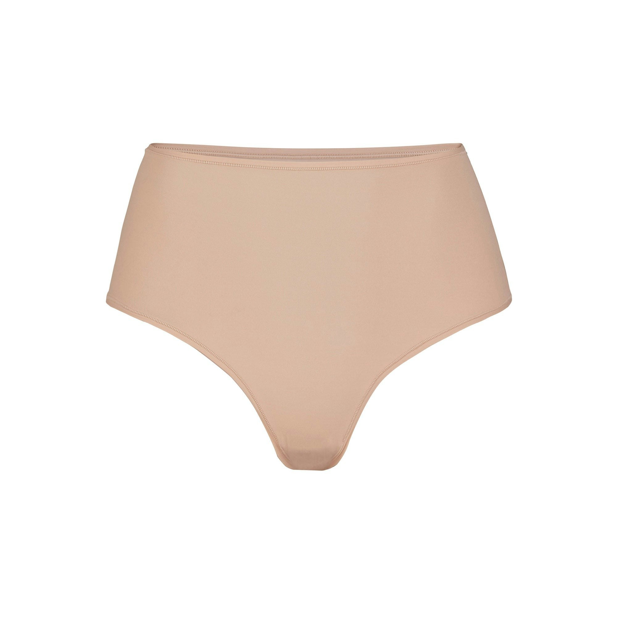 FITS EVERYBODY HIGH-WAISTED THONG - CLAY