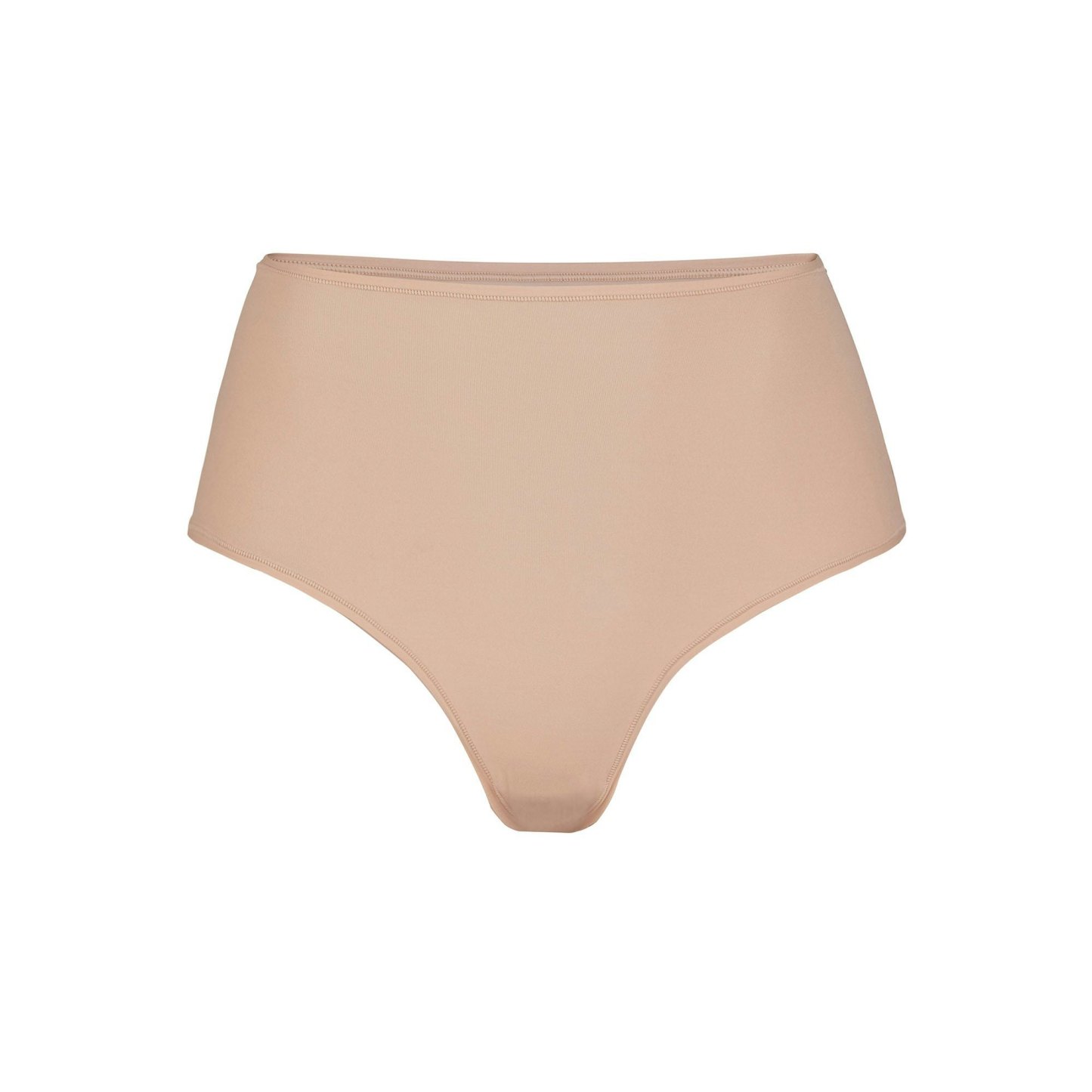 FITS EVERYBODY HIGH-WAISTED THONG - CLAY