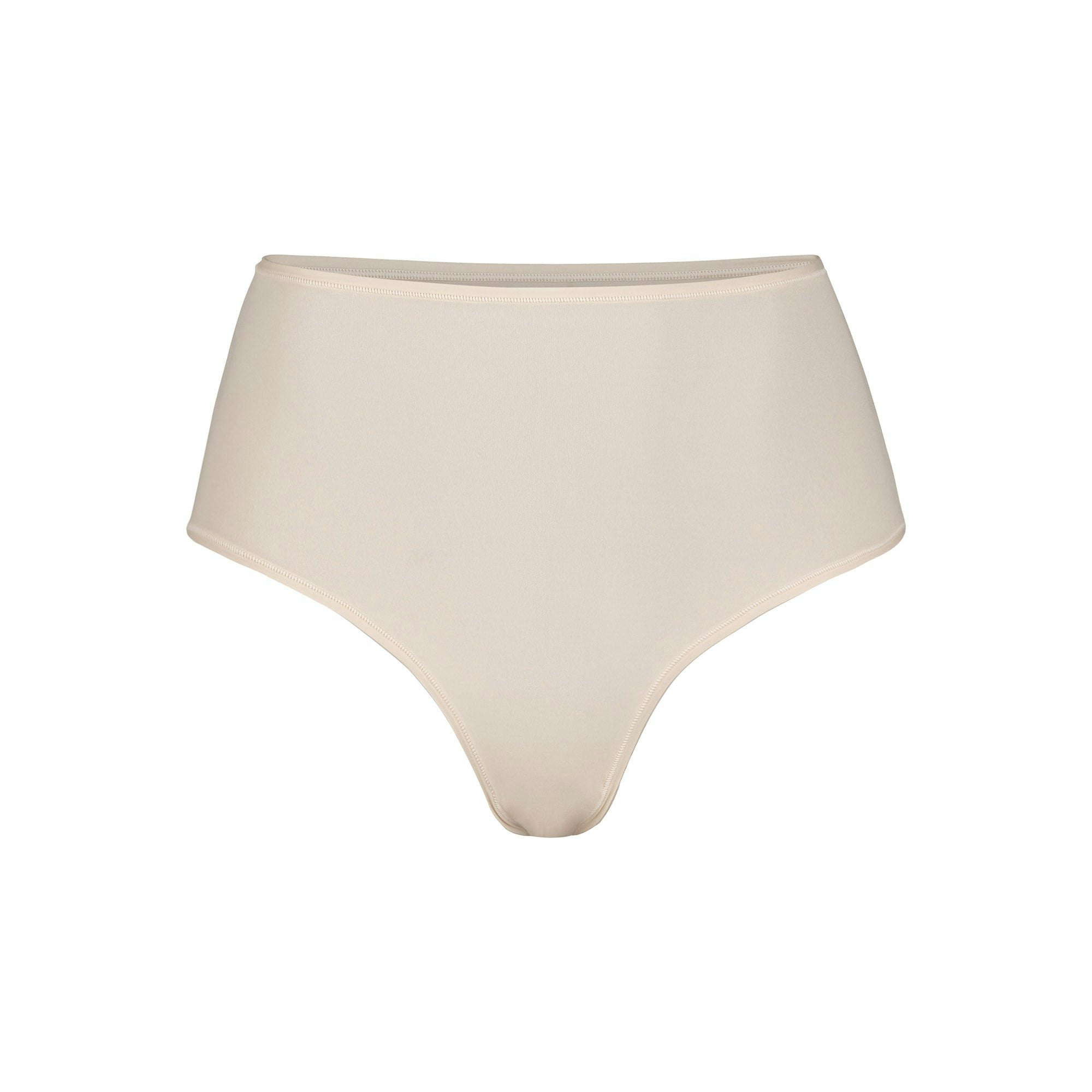 FITS EVERYBODY HIGH-WAISTED THONG - SAND