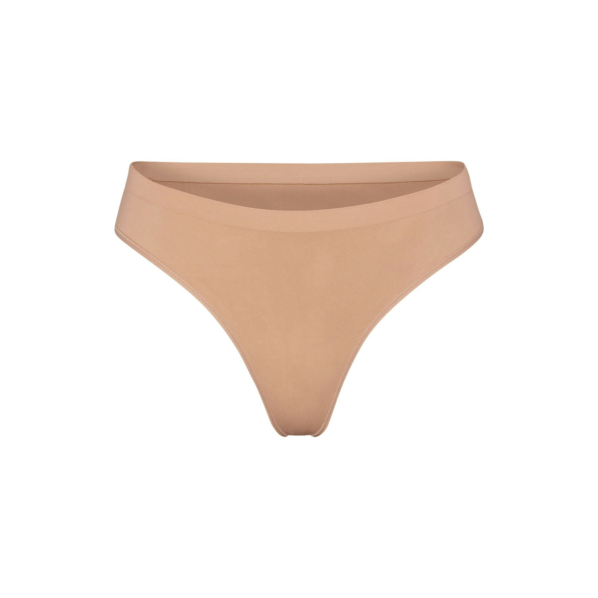 SOFT SMOOTHING SEAMLESS THONG - OCHRE