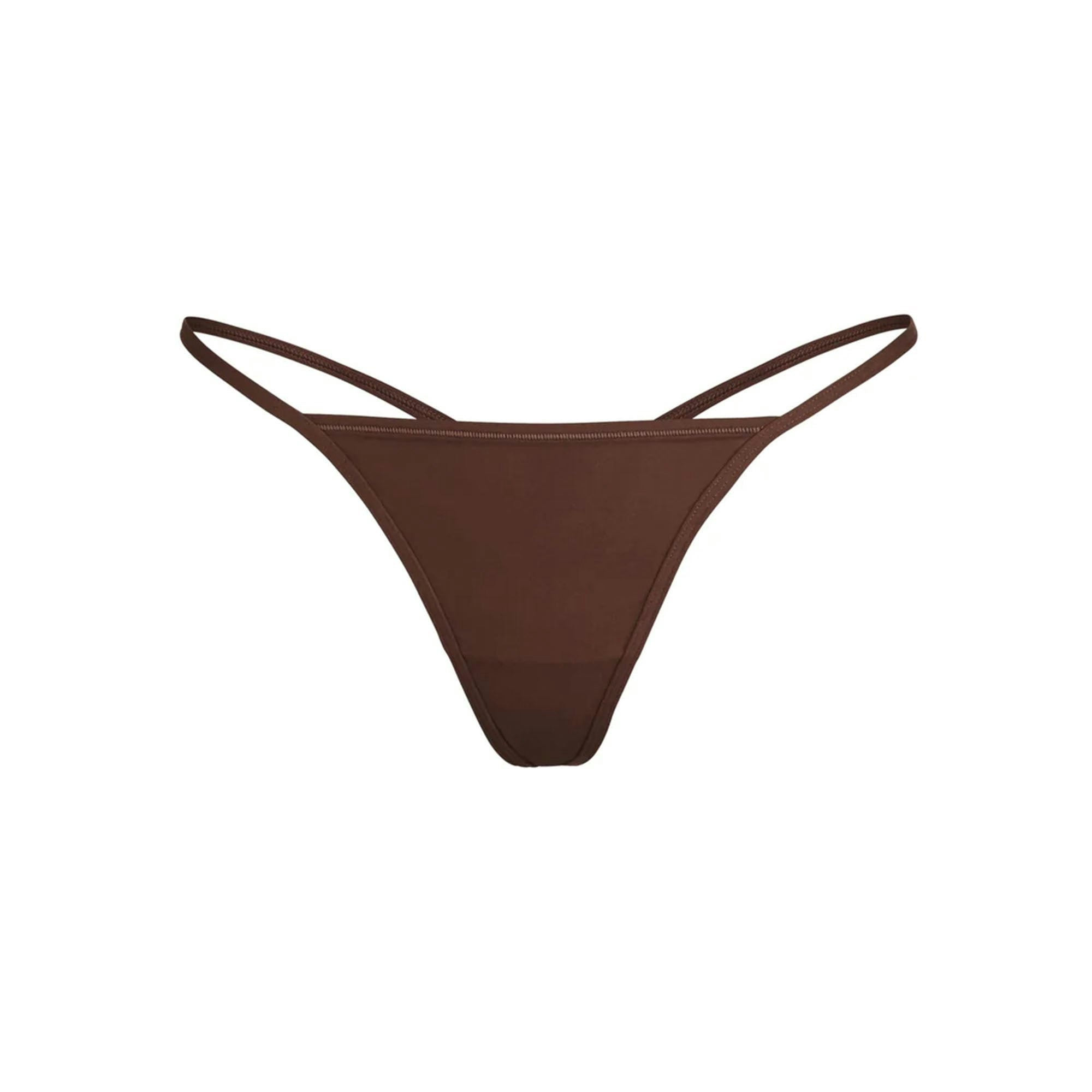 FITS EVERYBODY T-STRING THONG - COCOA