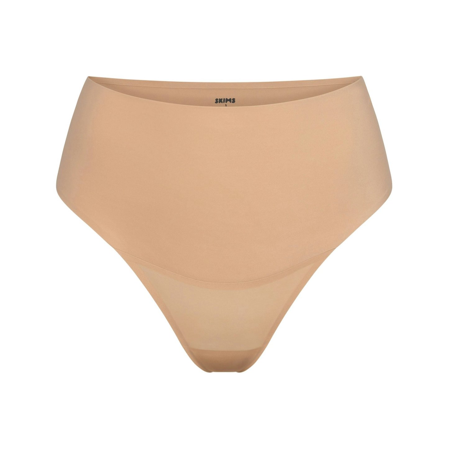 SMOOTHING INTIMATES HIGH-WAISTED THONG - CLAY