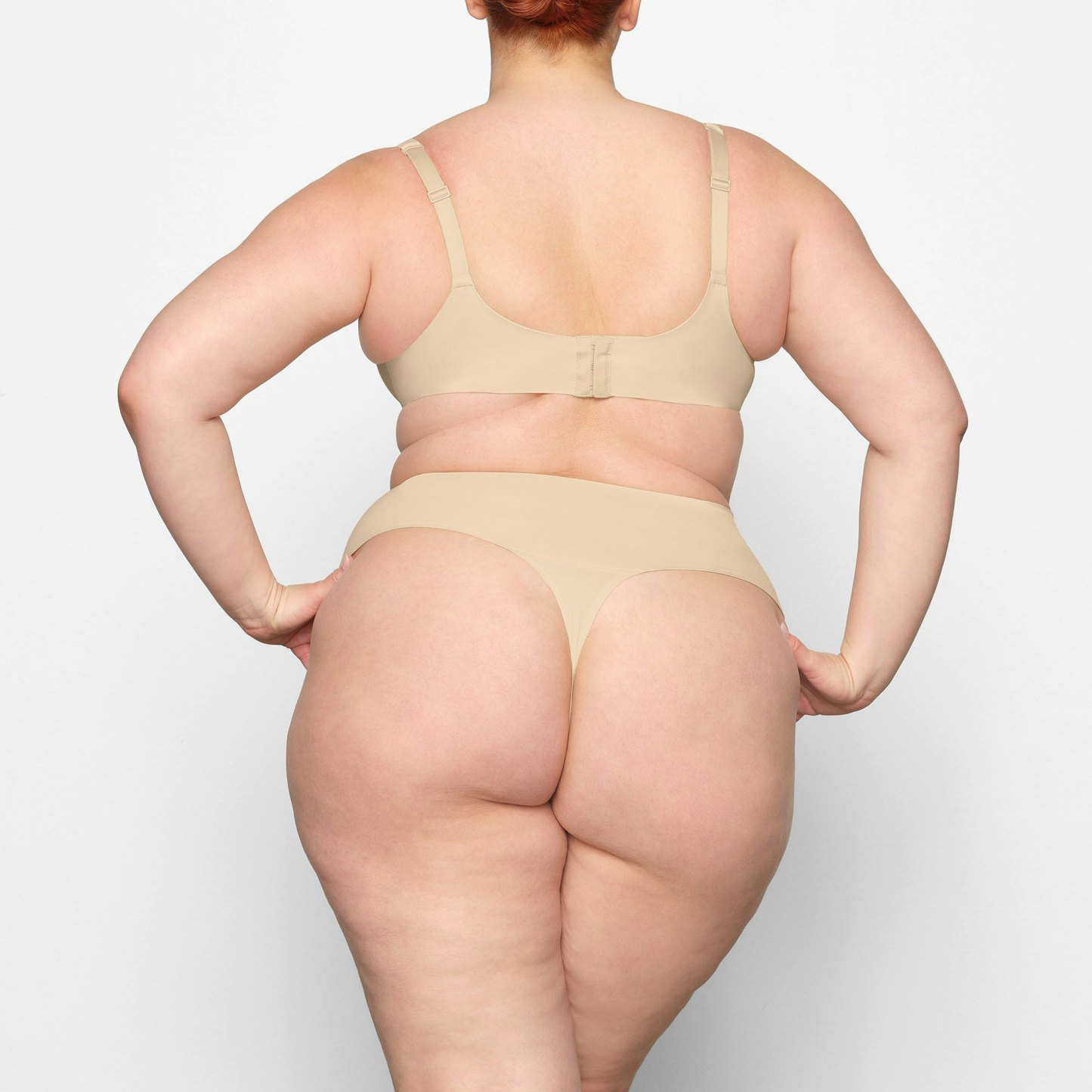 SMOOTHING INTIMATES HIGH-WAISTED THONG - SAND