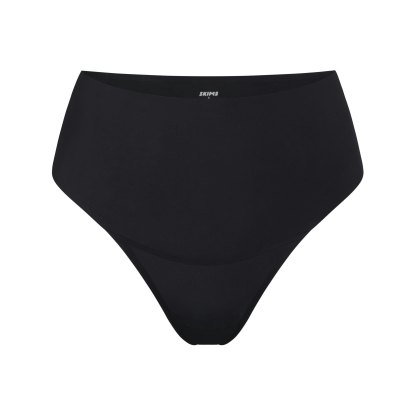 SMOOTHING INTIMATES HIGH-WAISTED THONG - ONYX