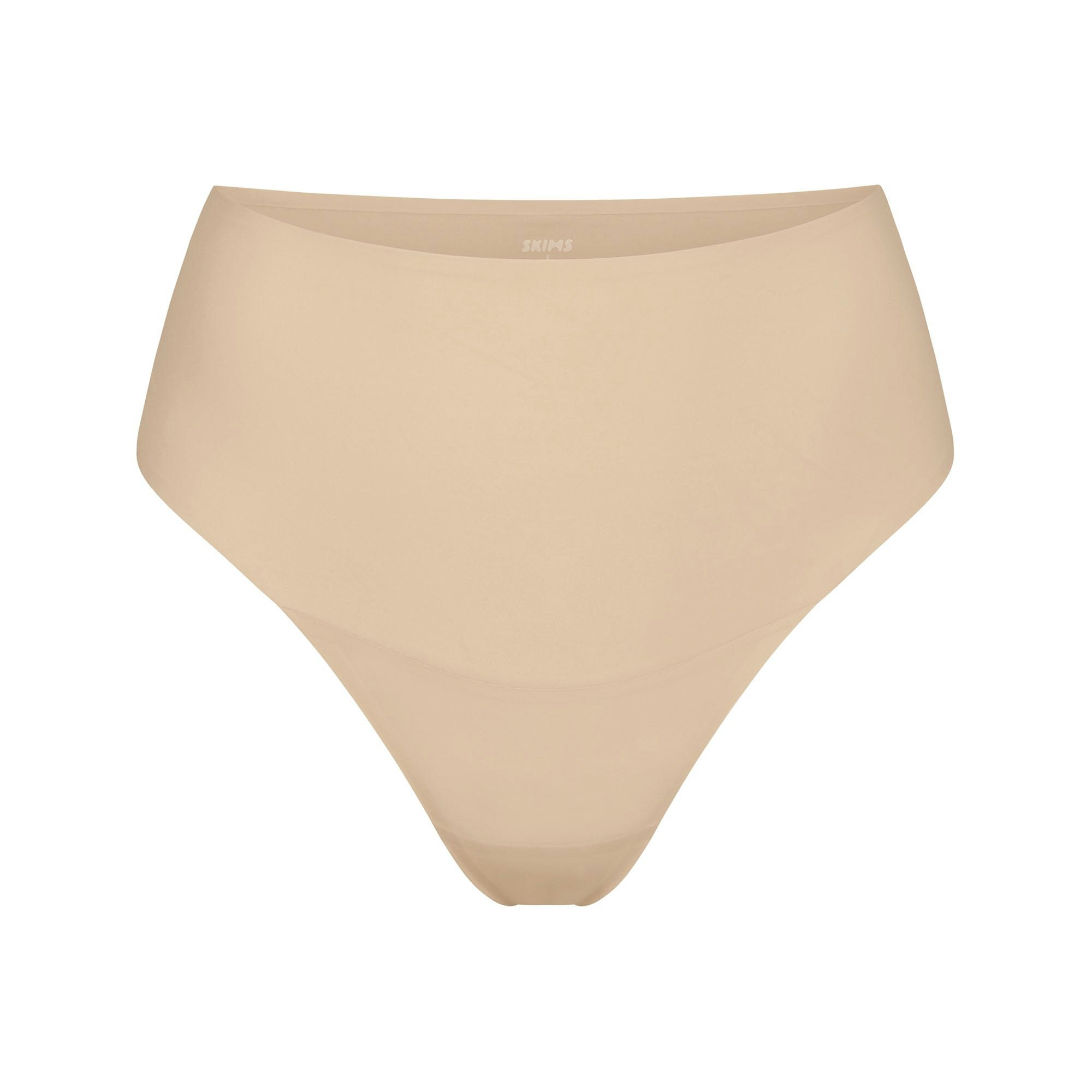 SMOOTHING INTIMATES HIGH-WAISTED THONG - SAND