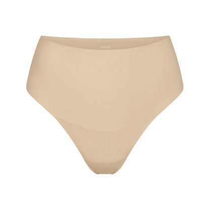 SMOOTHING INTIMATES HIGH-WAISTED THONG - SAND