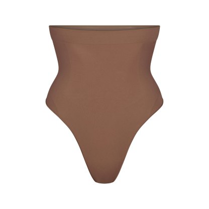 SEAMLESS SCULPT HIGH-WAISTED THONG - JASPER
