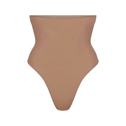 SEAMLESS SCULPT HIGH-WAISTED THONG - SIENNA