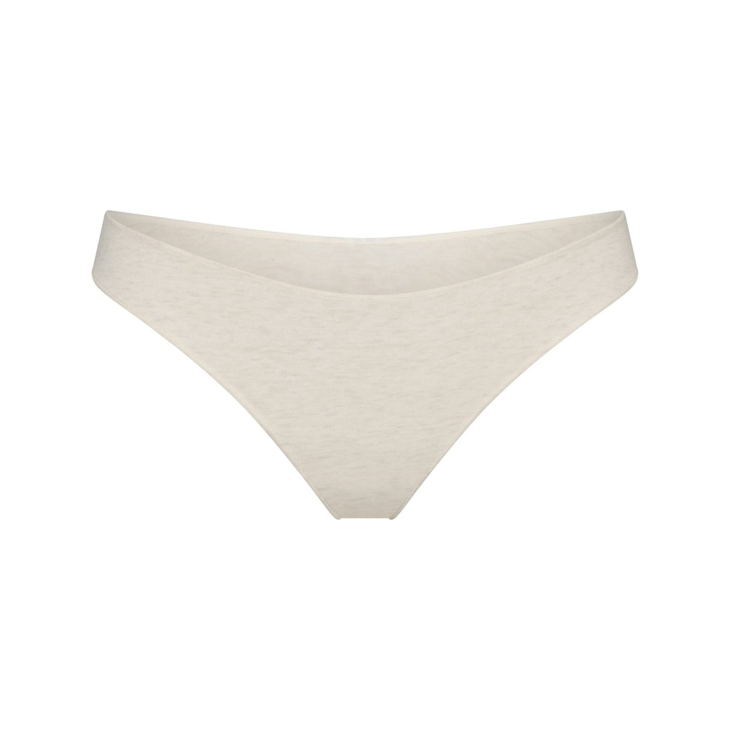 LIGHTWEIGHT COTTON THONG - OATMEAL HEATHER