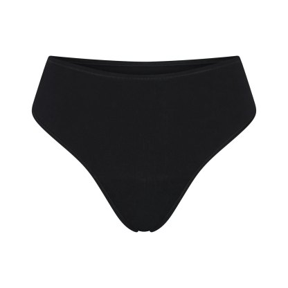 PERIOD PANTIES THONG - OBSIDIAN
