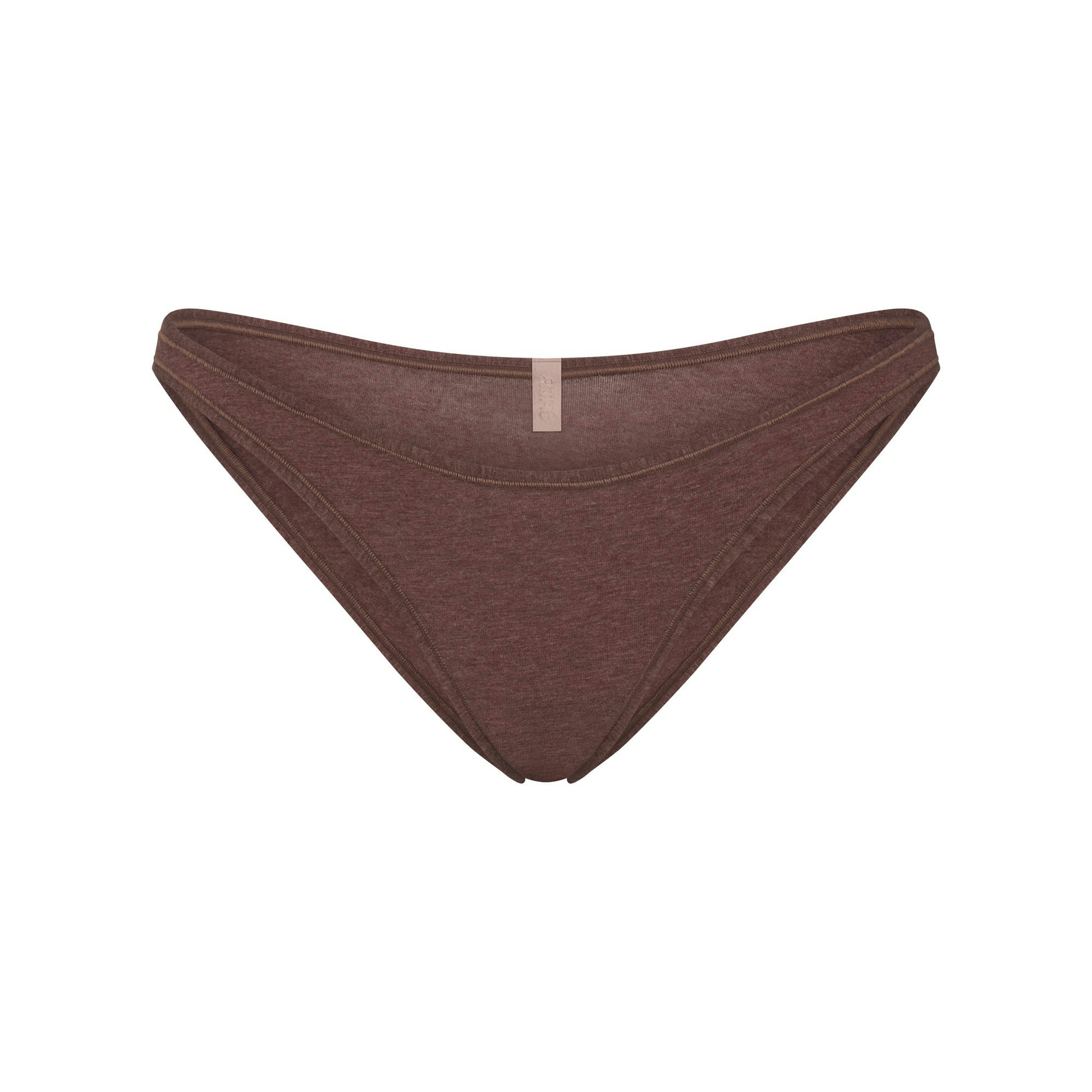 EVERYDAY COTTON BIKINI - COCOA HEATHER