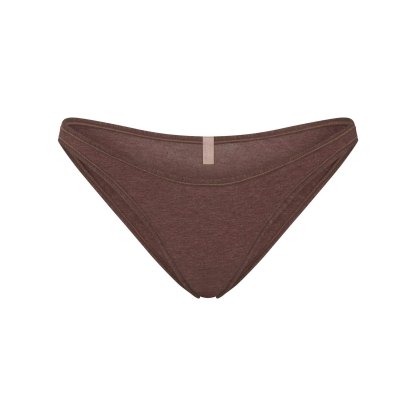 EVERYDAY COTTON BIKINI - COCOA HEATHER