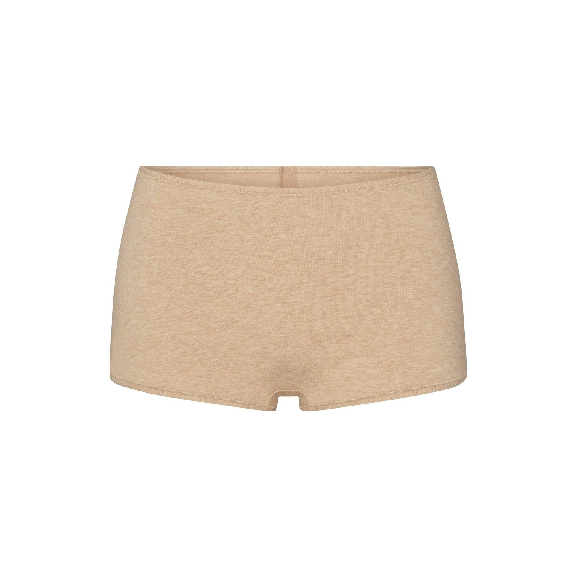 EVERYDAY COTTON BOY SHORT - CLAY HEATHER