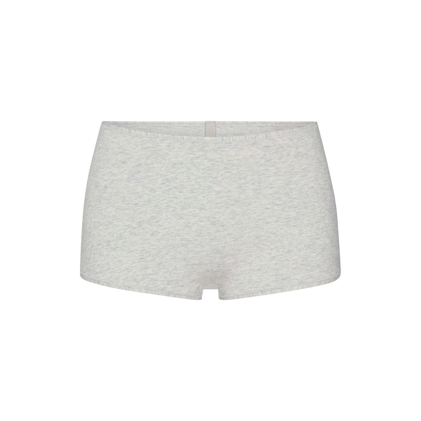 EVERYDAY COTTON BOY SHORT - LIGHT HEATHER GREY