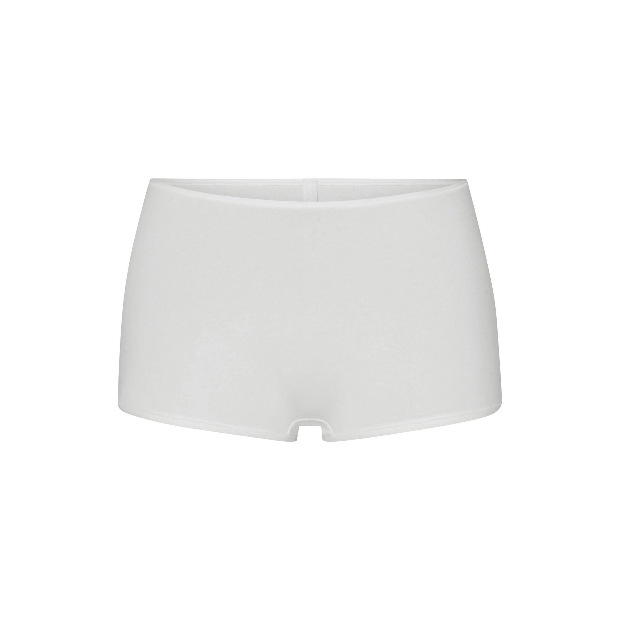 EVERYDAY COTTON BOY SHORT - SNOW