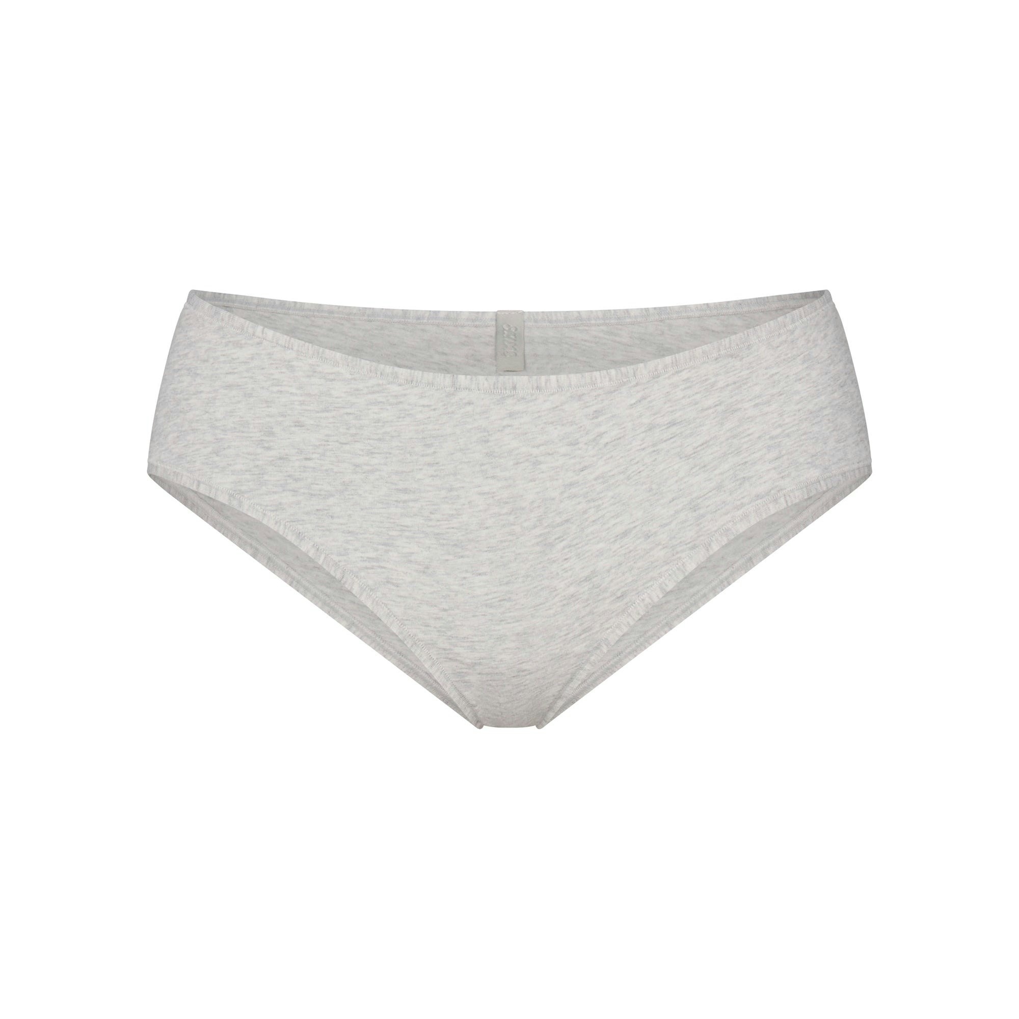 EVERYDAY COTTON HIPSTER - LIGHT HEATHER GREY