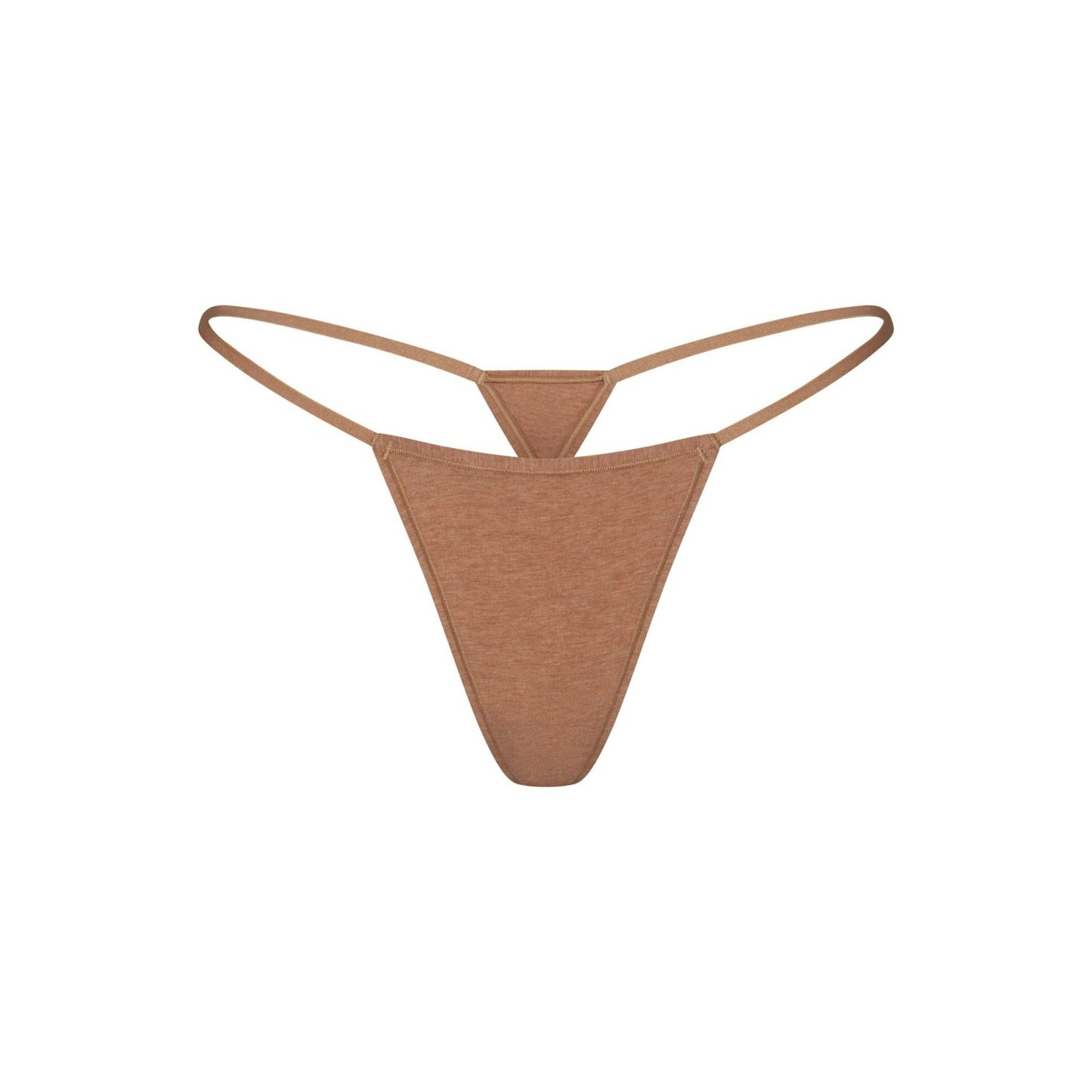 EVERYDAY COTTON STRING THONG - SIENNA HEATHER