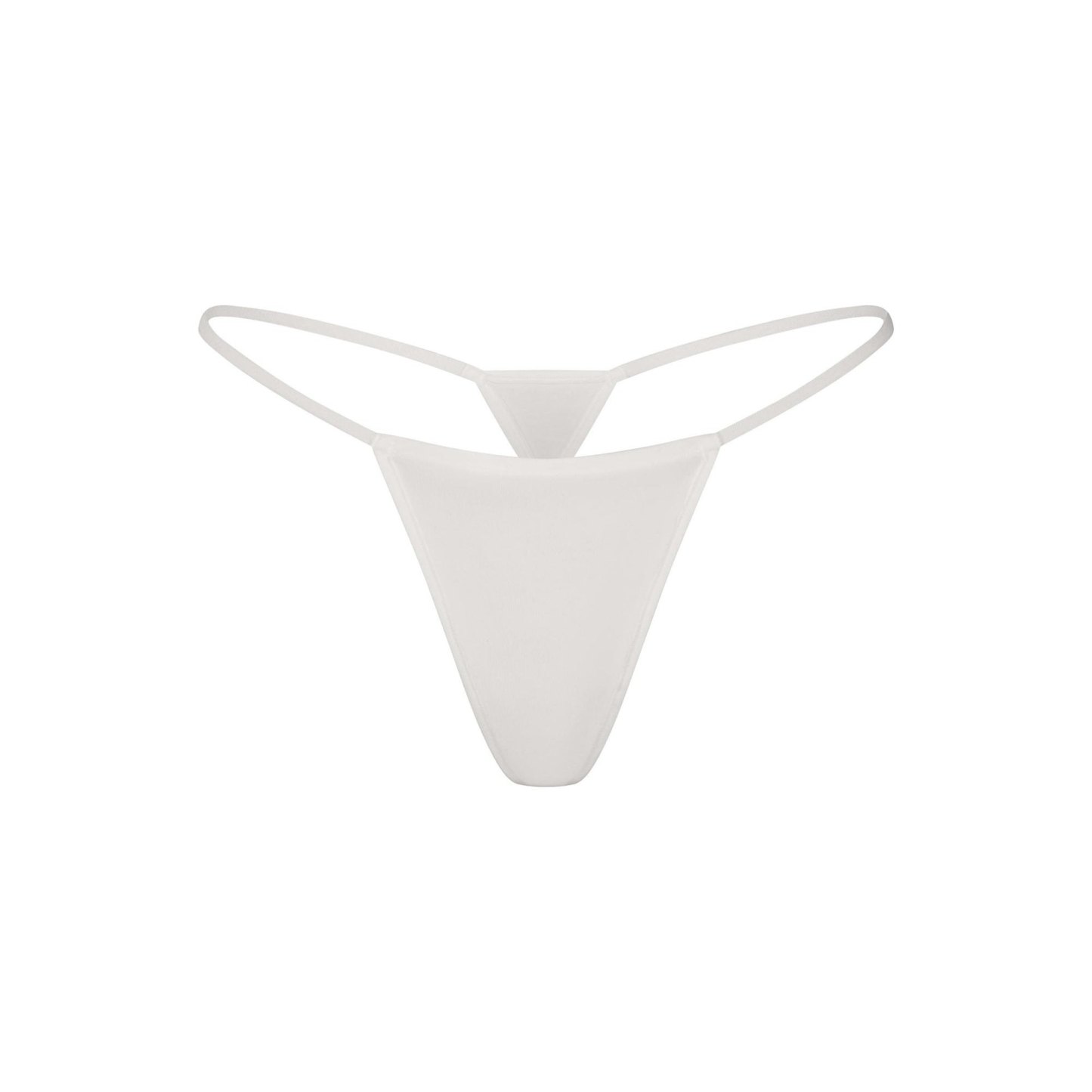 EVERYDAY COTTON STRING THONG - SNOW