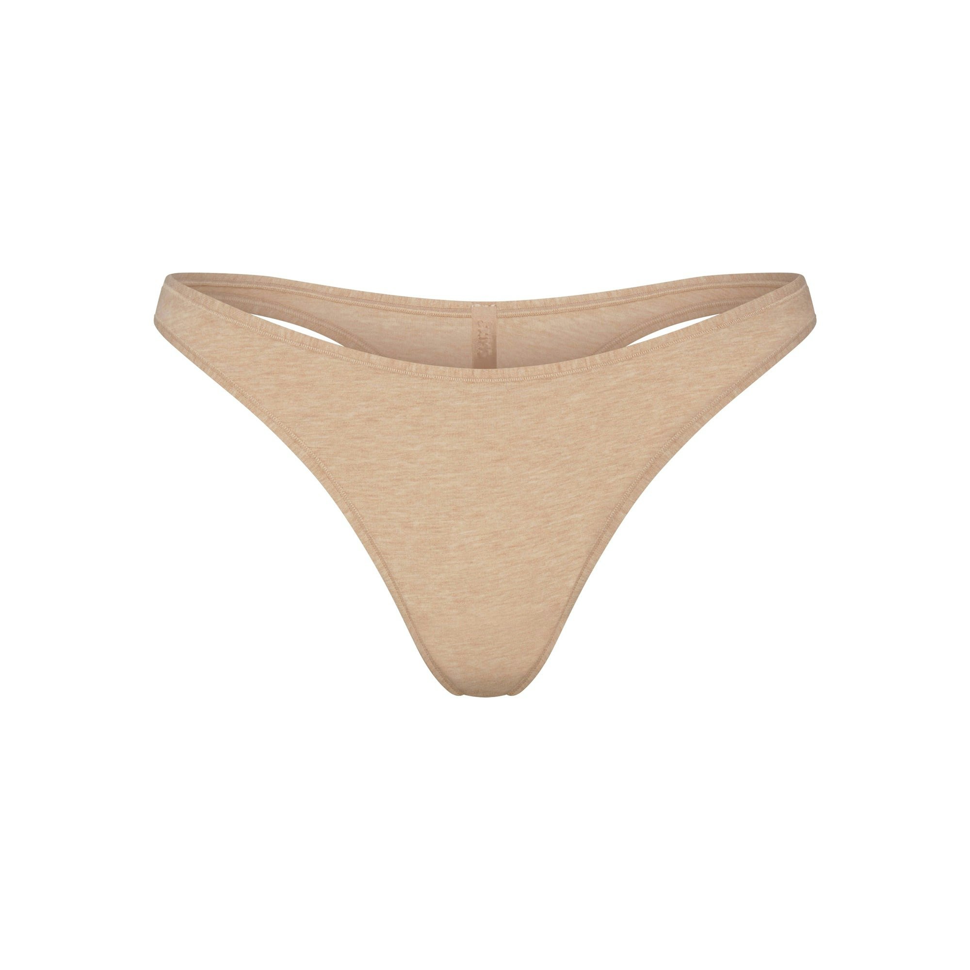 EVERYDAY COTTON THONG - CLAY HEATHER