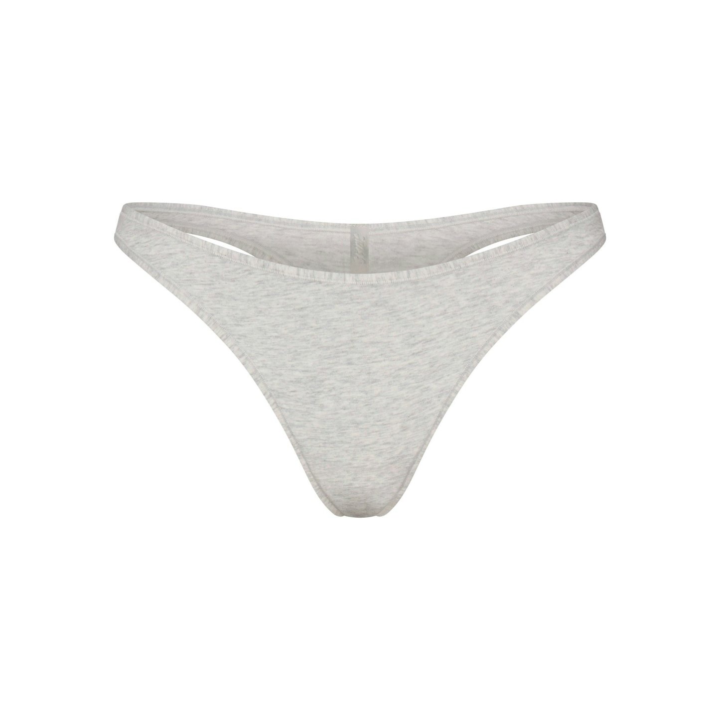 EVERYDAY COTTON THONG - LIGHT HEATHER GREY