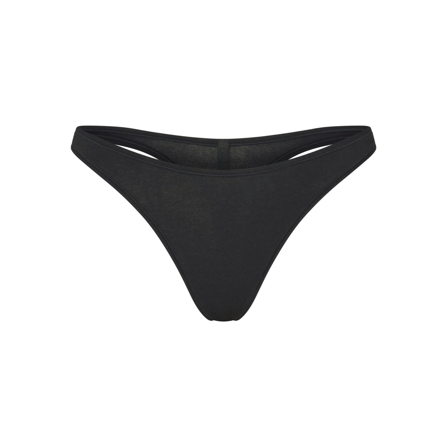 EVERYDAY COTTON THONG - ONYX
