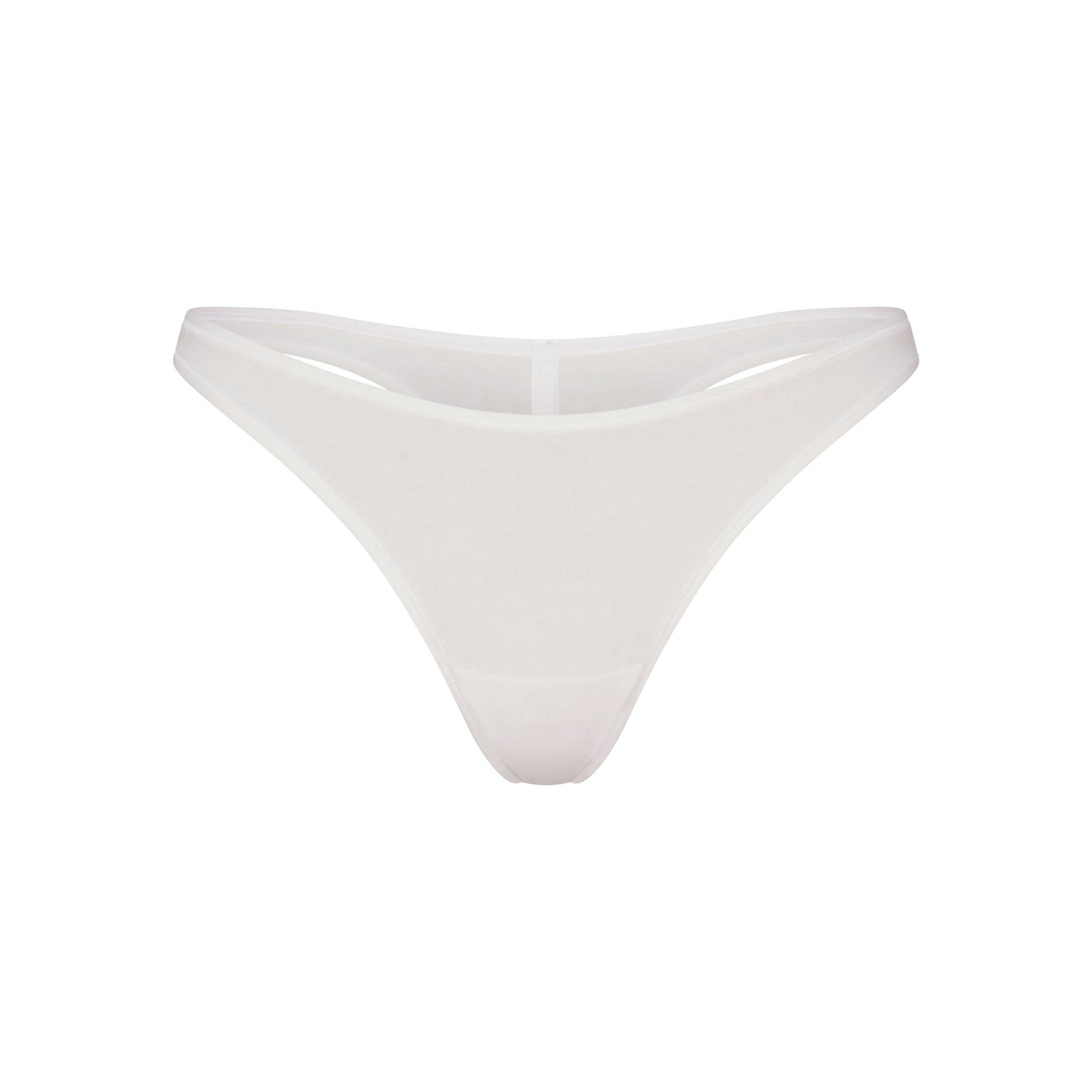 EVERYDAY COTTON THONG - SNOW