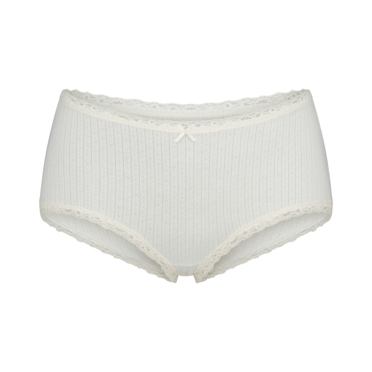 LIGHTWEIGHT COTTON POINTELLE LACE BOY SHORT - MARBLE TONAL