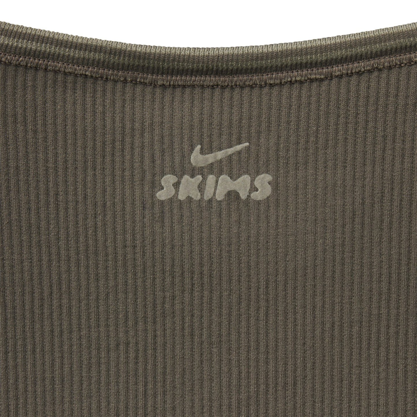 NikeSKIMS RIBBED SEAMLESS BABY TEE - DUSTY OAKMOSS - image 32
